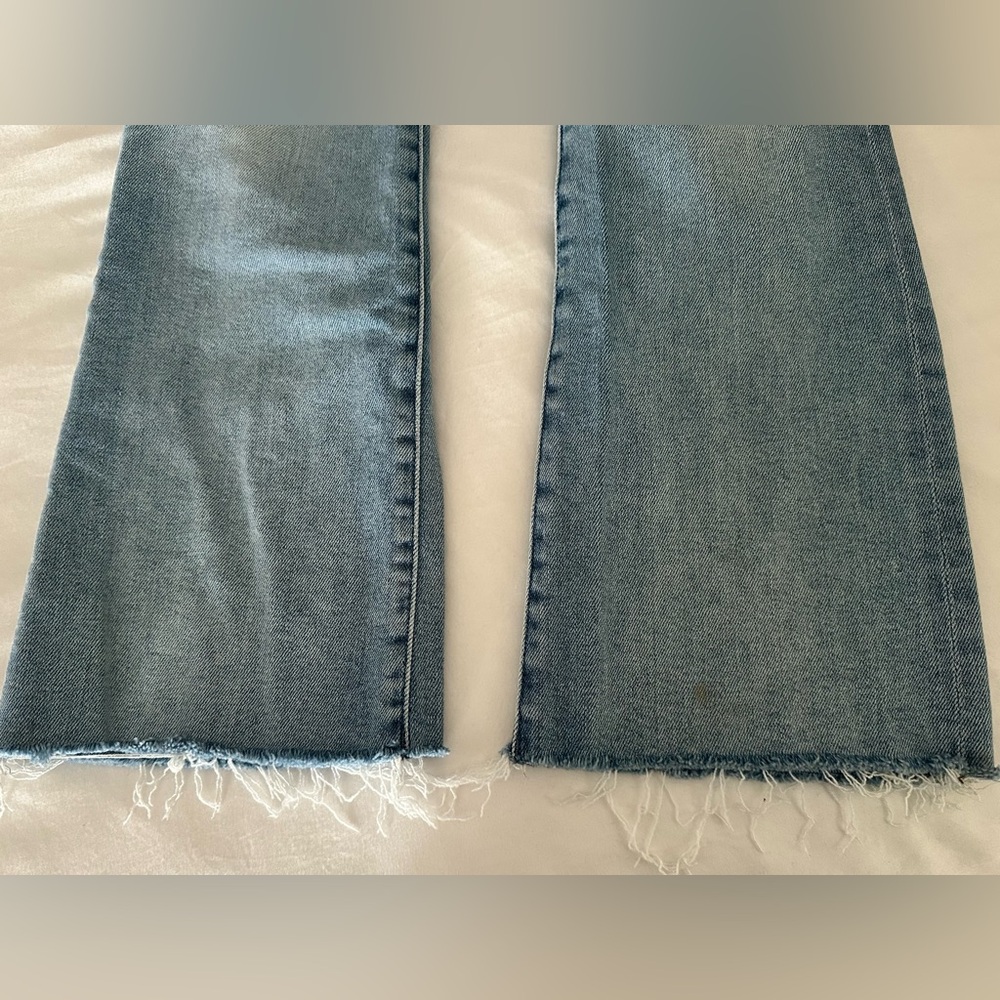 MOTHER The Hustler Ankle Fray in wash One Last Trip, size 27 - Picture 5 of 5